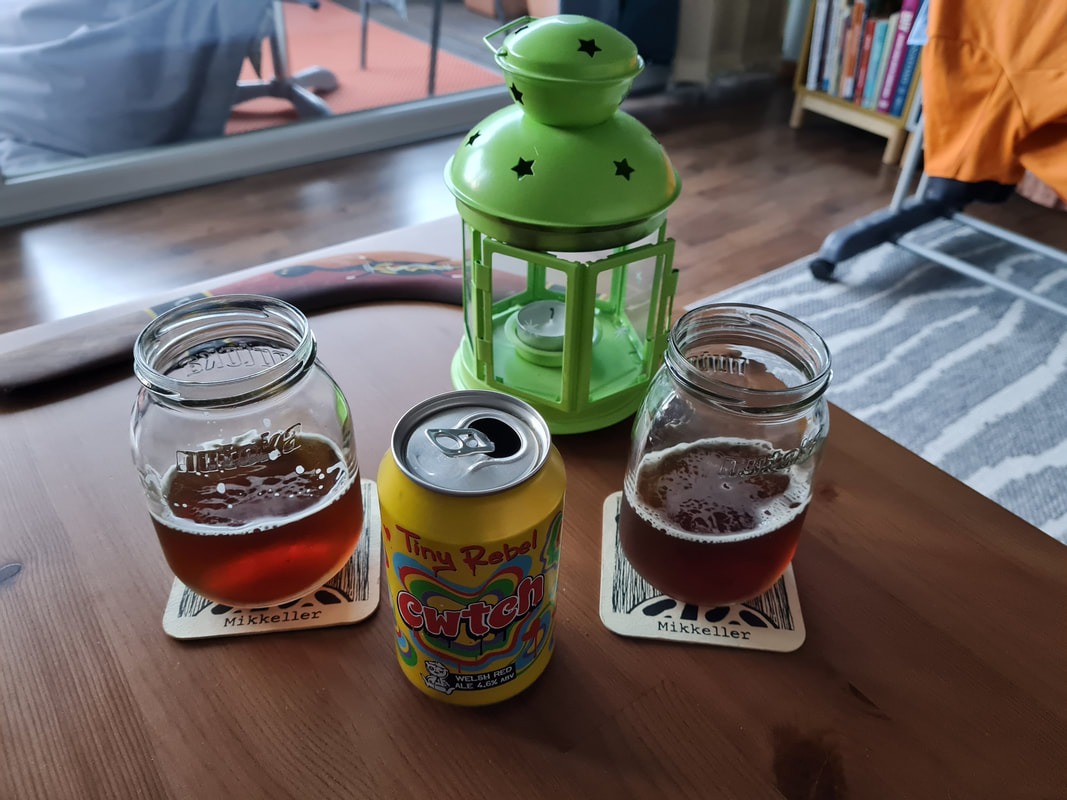 Cwtch from Tiny Rebel. Running science Nerd Alert beers of the month by Thomas Solomon at Veohtu and Matt Laye at Sharman Ultra.