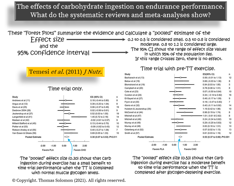 Systematic reviews of carb ingestion and endurance performance for runners and OCR athletes from Thomas Solomon at Veohtu